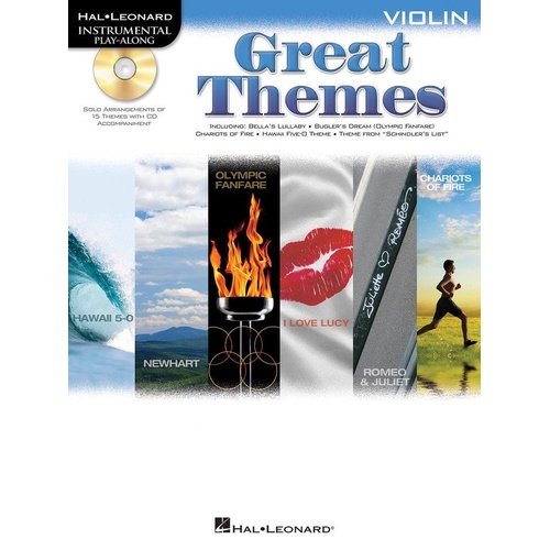 Great Themes for Violin BK/CD by Hal Leonard