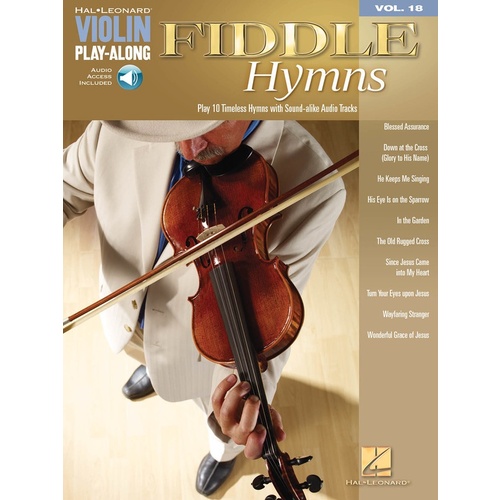 Fiddle Hymns Violin Play Along Book/CD V18 (Softcover Book/CD)