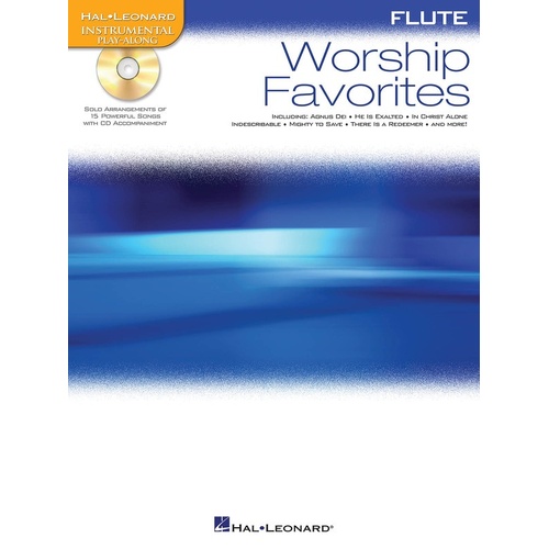 Worship Favorites For Flute Book/CD (Softcover Book/CD)