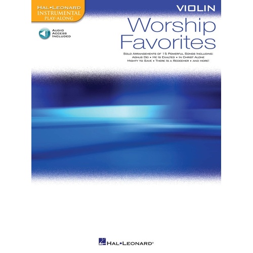 Worship Favorites Violin Book/CD (Softcover Book/CD)