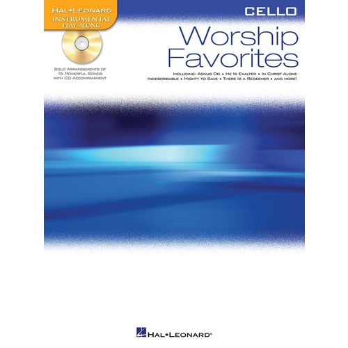 Worship Favorites For Cello Book/CD Vlc (Softcover Book/CD)