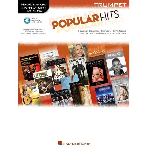 Popular Hits Trumpet Book/Online Audio (Softcover Book/Online Audio)