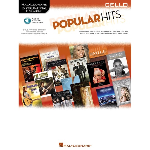 Popular Hits Cello Book/CD (Softcover Book/CD)