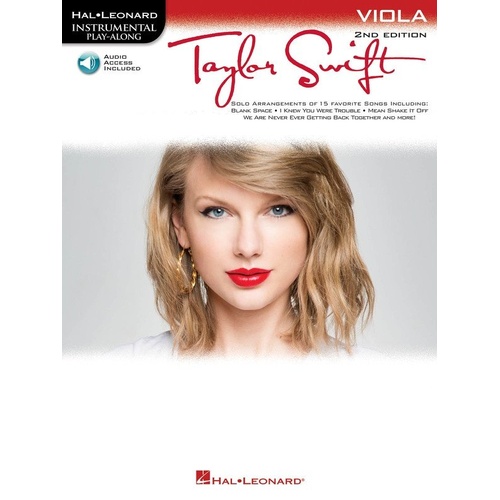 Taylor Swift Viola Playalong 2nd Edition Book with Online Tracks