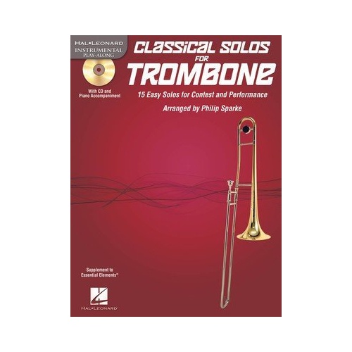 Classical Solos for Trombone BK/CD-ROM by Hal Leonard