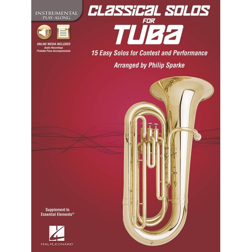 Classical Solos For Tuba Bc Book/CDrom (Softcover Book/CD)