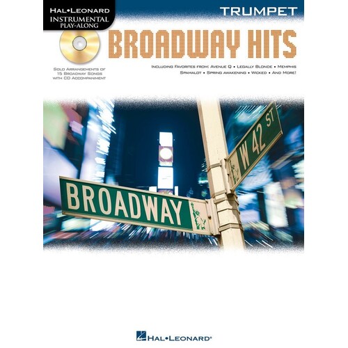 BROADWAY HITS Book/CD TRUMPET