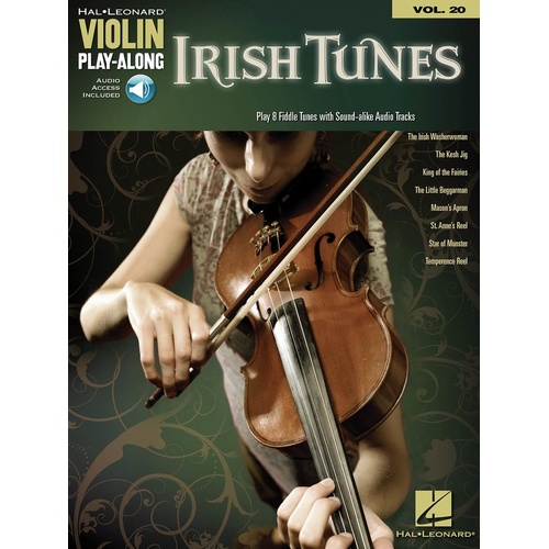 Irish Tunes Violin Play Along Book/Online Audio V20 (Softcover Book/Online Audio)