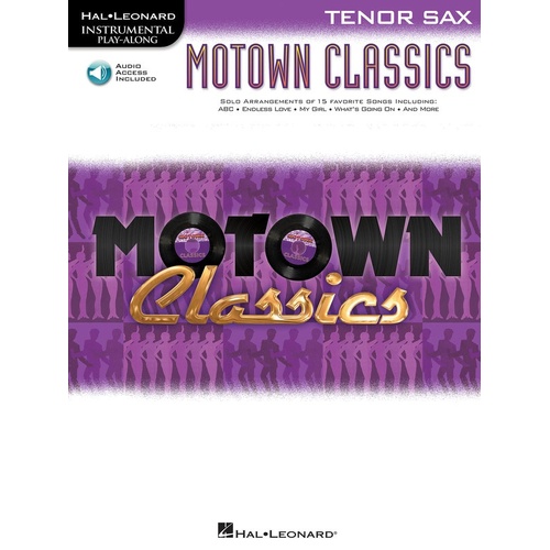 Motown Classics Book/CD Tenor Saxophone 