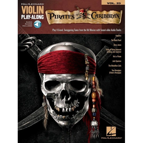 Pirates of the Caribbean Violin Play-Along Book with CD
