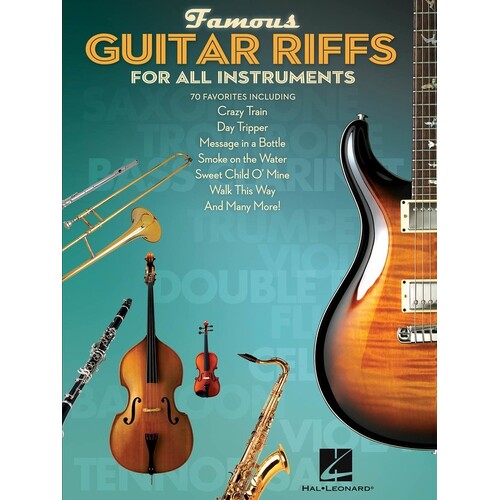 Famous Guitar Riffs For All Instruments (Softcover Book)