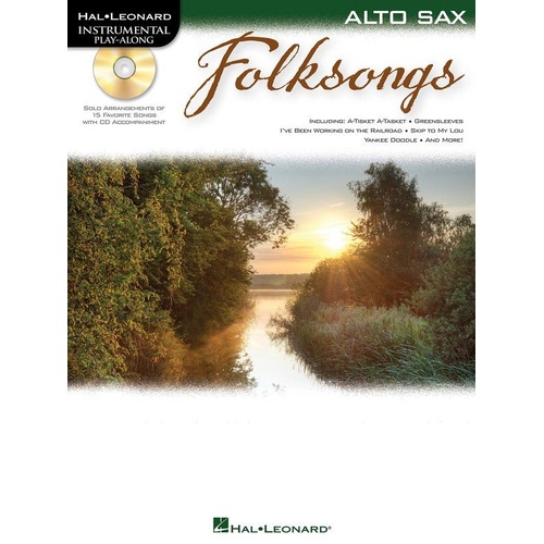 Folksongs for Alto Saxophone BK/CD