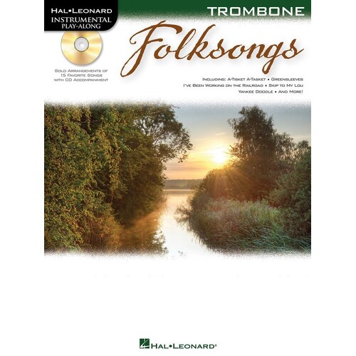 Folksongs Book/CD Trombone (Softcover Book/CD)