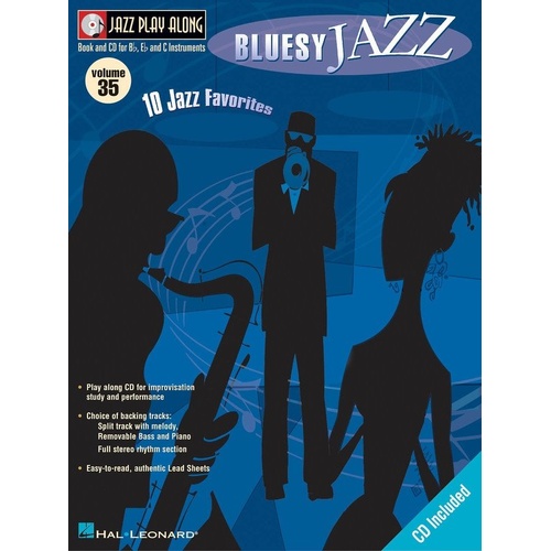 Bluesy Jazz Play-Along Book/CD V35 for All Instruments