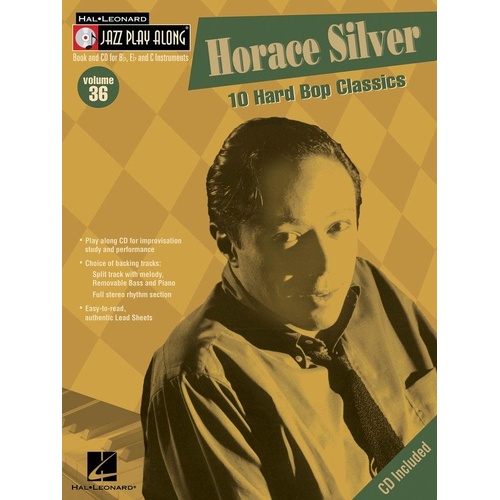 Horace Silver Jazz Play-Along V36 BK/CD for All Instruments