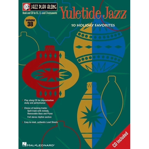 Yuletide Jazz Play Along Volume 38 BK/CD