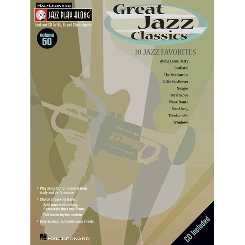 Great Jazz Classics Jazz Play-Along BK/CD V50 for All Instruments