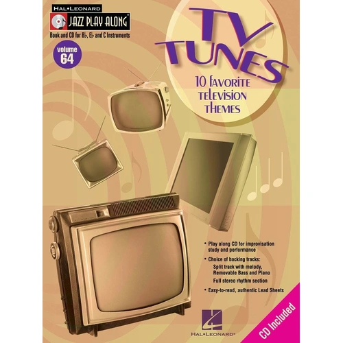 TV Tunes Jazz Play-Along Book/CD Volume 64 for All Instruments