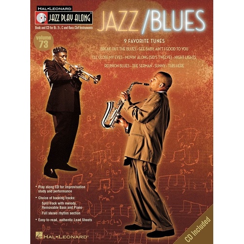 Jazz/Blues Play-Along V73 BK/CD for All Instruments
