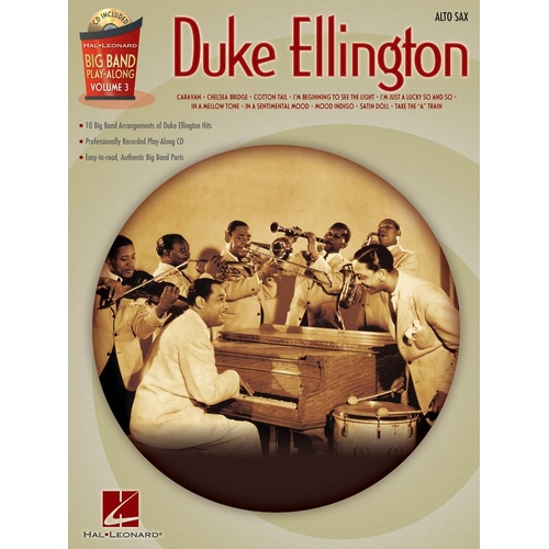 Big Band Play Along V3 Duke Ellington Alto Sax (Softcover Book/CD)