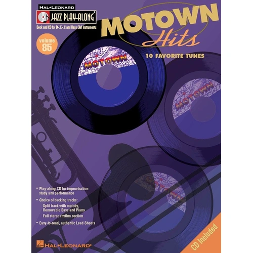 Motown Hits Jazz Play-Along V85 BK/CD for All Instruments