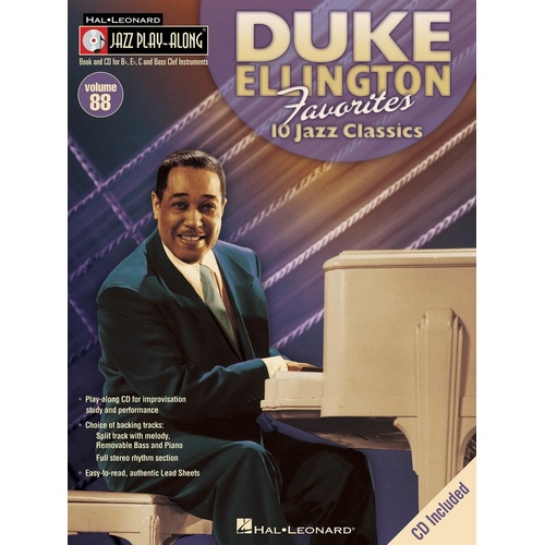 Duke Ellington Favorites Jazz Play Along V88 (Softcover Book/CD)