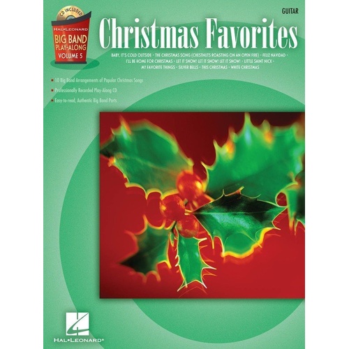 Big Band Play-Along V5 Christmas Favorites for Guitar - Book/CD Pack