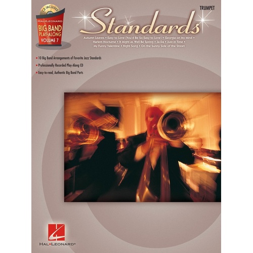 Big Band Play Along V7 Standards Trumpet Book/CD (Softcover Book/CD)
