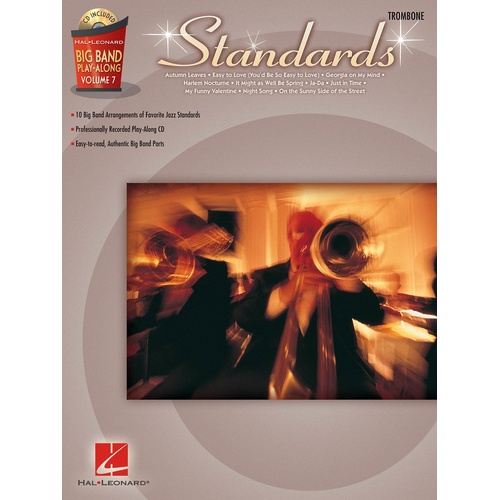 Big Band Play Along V7 Standards Trombone Book/CD (Softcover Book/CD)