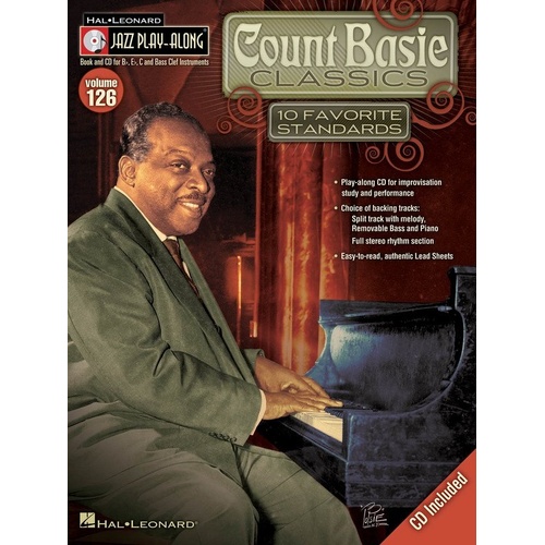 Count Basie Classics Jazz Play-Along Book/CD V126