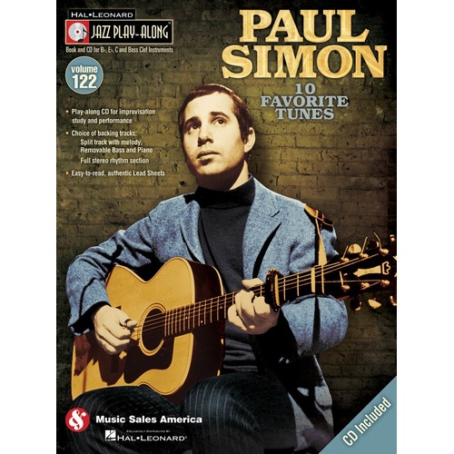Paul Simon Jazz Play Along Book/CD V122