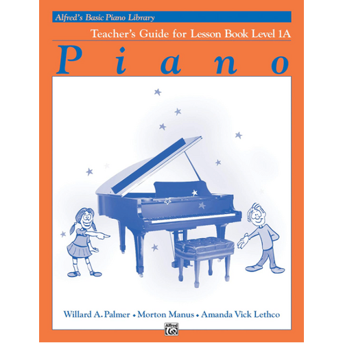 Alfred's Basic Piano Library Teacher's Guide Lesson Book 1A by Palmer, Manus, Lethco - SKU 8431