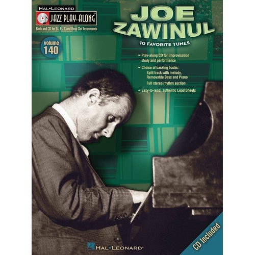 Joe Zawinul Jazz Play-Along BK/CD V140 for All Instruments