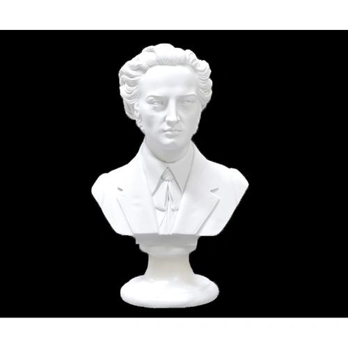 Crushed Marble Chopin Bust 15cm