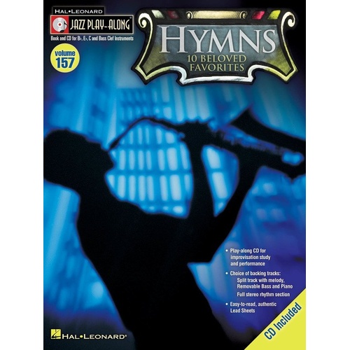 Hymns Jazz Play-Along Book/CD V157 for All Instruments