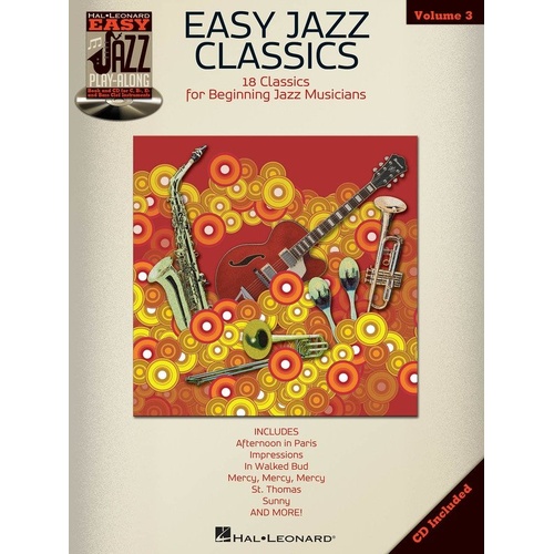 Easy Jazz Classics Play-Along Book/CD Volume 3