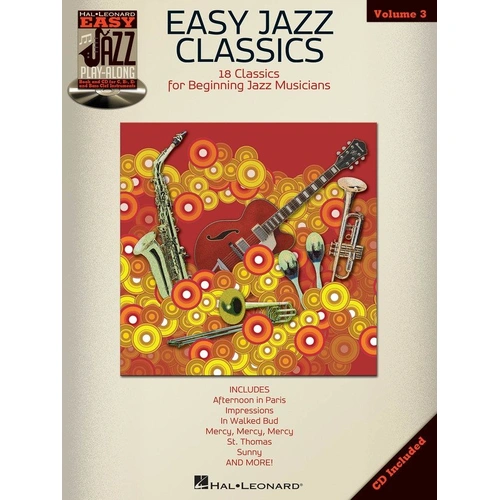 Easy Jazz Classics Play-Along Book/CD Volume 3 by Hal Leonard
