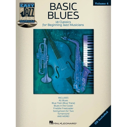 Basics Blues Easy Jazz Play-Along Book and CD Volume 4