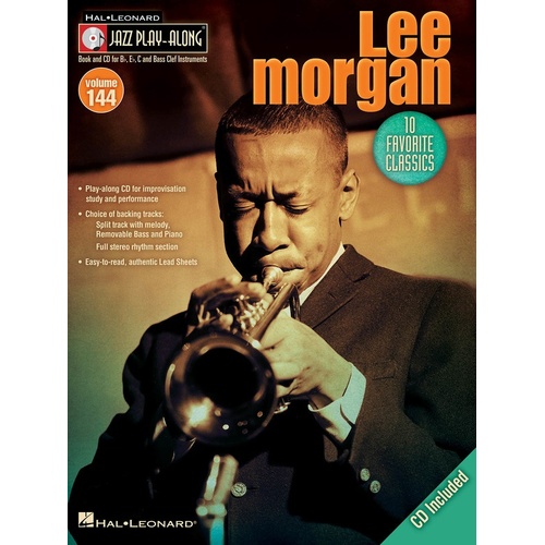 Lee Morgan Jazz Play Along Book/CD V144 (Softcover Book/CD)