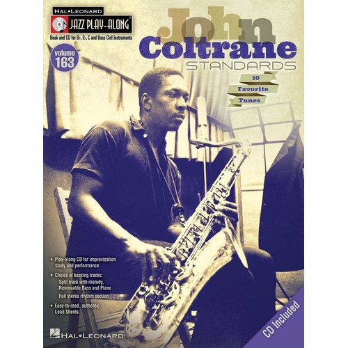 John Coltrane Standards Jazz Play-Along Book/CD Volume 1