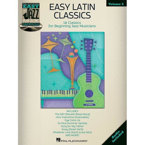 Easy Latin Classics Easy Jazz Play-Along Book/CD Volume 5