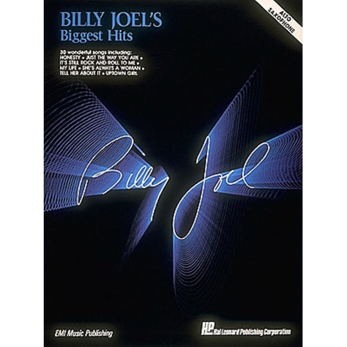 Billy Joels Biggest Hits Alto Sax (Softcover Book)