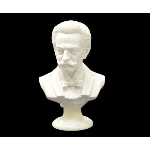 Bust 22cm-Crushed Marble J.Strauss