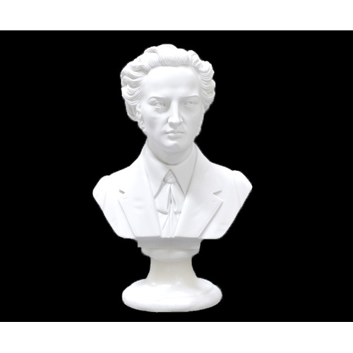 Bust 22cm-Crushed Marble Chopin