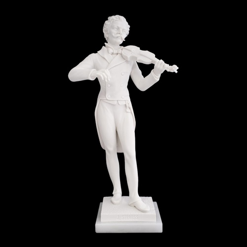 27cm Marble Strauss Standing Figure