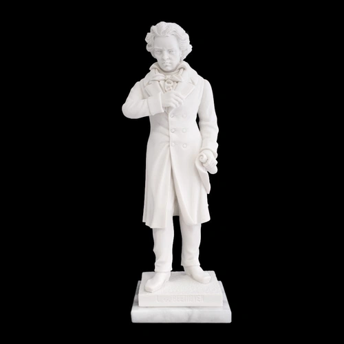 27cm Marble Beethoven Standing Figure