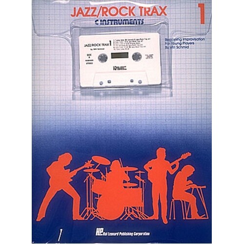Jazz Rock Trax C Instr Book/Cass