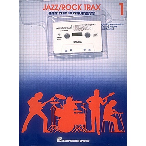 Jazz Rock Trax Bass Cleff Book/Cass 