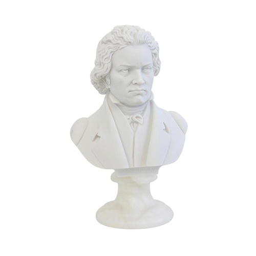 30cm Crushed Marble Beethoven Bust