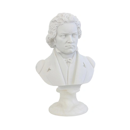 30cm Crushed Marble Beethoven Bust